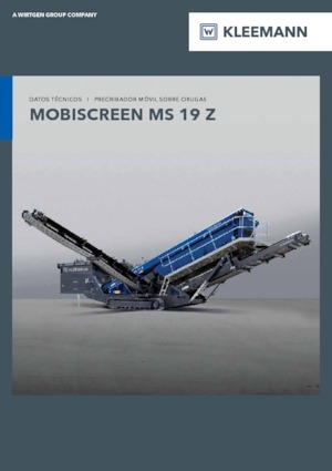 Przesiewacze mobilne Kleemann MS 19 Z