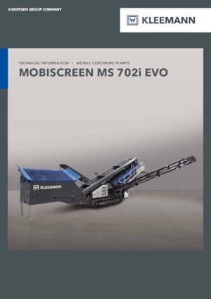 Przesiewacze mobilne Kleemann MS 702i EVO