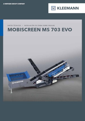 Przesiewacze mobilne Kleemann MS 703i EVO