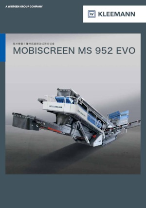 Przesiewacze mobilne Kleemann MS 952i EVO