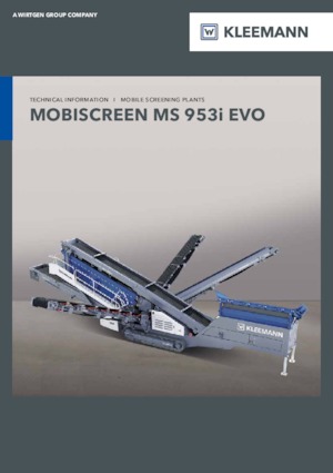 Przesiewacze mobilne Kleemann MS 953i EVO