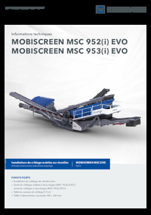 Przesiewacze mobilne Kleemann MSC 953i EVO