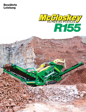 Przesiewacze mobilne McCloskey R155