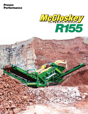 Przesiewacze mobilne McCloskey R155