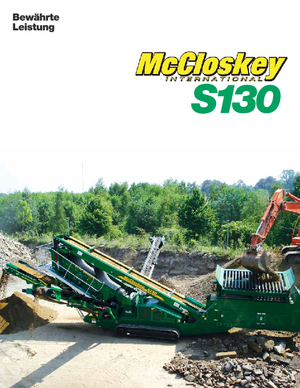 Przesiewacze mobilne McCloskey S130 2-Deck
