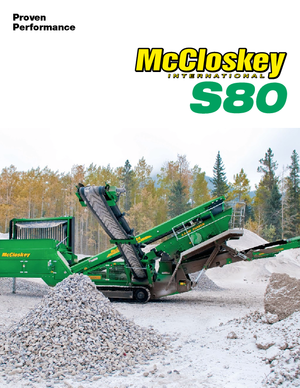 Przesiewacze mobilne McCloskey S80