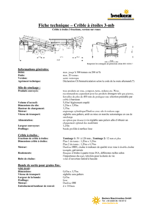 Przesiewacze mobilne Backers Sternsieb 3-mb