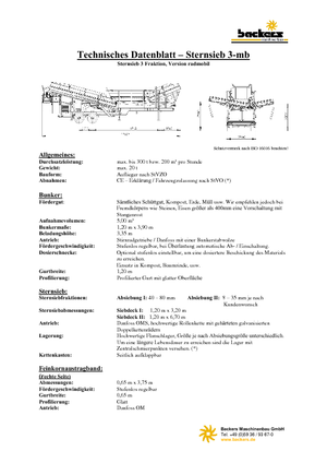 Przesiewacze mobilne Backers Sternsieb 3-mb