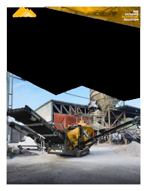 Przesiewacze mobilne IROCK  TS-409