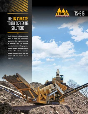 Przesiewacze mobilne IROCK  TS-516