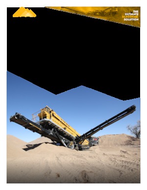 Przesiewacze mobilne IROCK  TS-520 TD