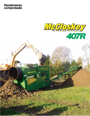 Sortownie mobilne z bębnem McCloskey 407
