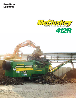 Sortownie mobilne z bębnem McCloskey 412 R