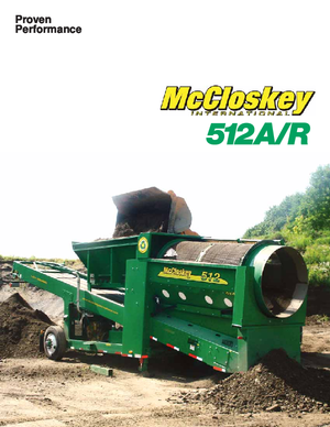 Sortownie mobilne z bębnem McCloskey 512A