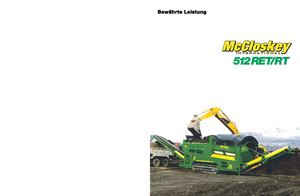 Sortownie mobilne z bębnem McCloskey 512RET