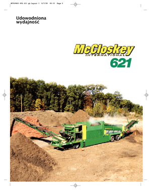 Sortownie mobilne z bębnem McCloskey 621