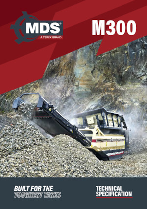 Sortownie mobilne z bębnem MDS M300 