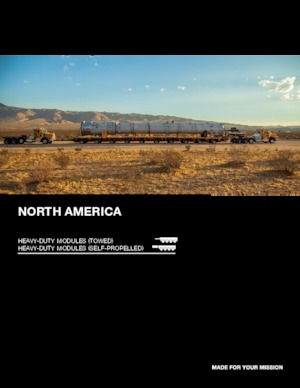 Modułowa przyczepa do dużych obciążeń Goldhofer THP/DC