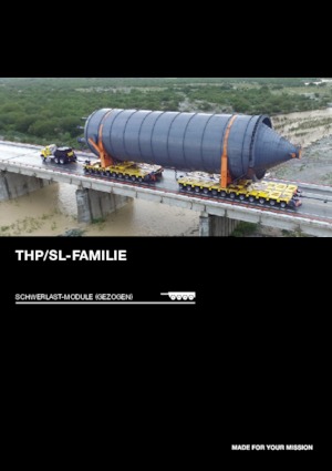 Modułowa przyczepa do dużych obciążeń Goldhofer THP/SL