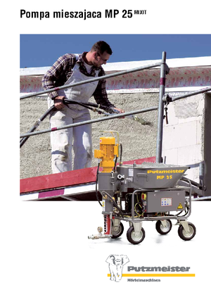 Pompy do mieszania zaprawy Putzmeister MP 25 Mixit JP-WP/D5K