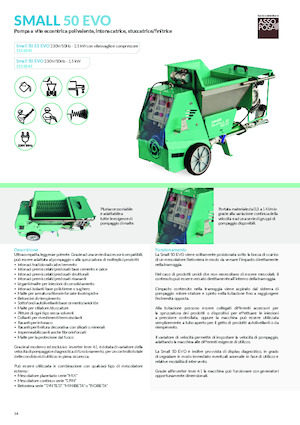 Przenośniki zaprawy — maszyny do tynkowania Imer Small 50 Evo