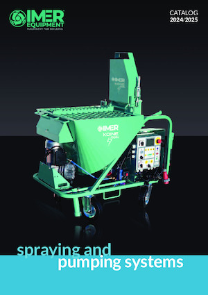 Przenośniki zaprawy — maszyny do tynkowania Imer Small 50 Evo