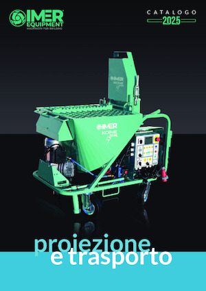 Przenośniki zaprawy — maszyny do tynkowania Imer Small 50 Evo