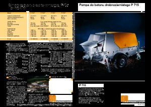Stacjonarna pompa do betonu Putzmeister P 715 TD
