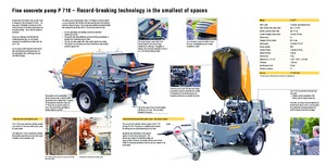 Stacjonarna pompa do betonu Putzmeister P 718 TD