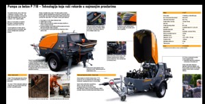 Stacjonarna pompa do betonu Putzmeister P 718 TD