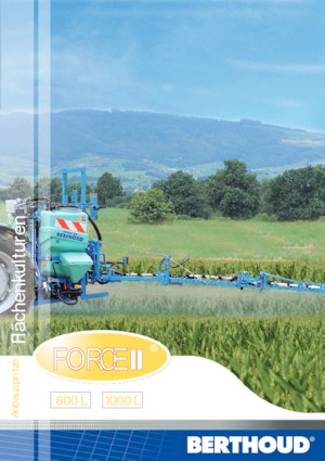 Opryskiwacze zawieszane Berthoud Force II 800