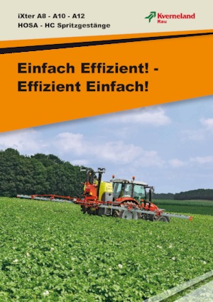 Opryskiwacze zawieszane Kverneland iXter A12