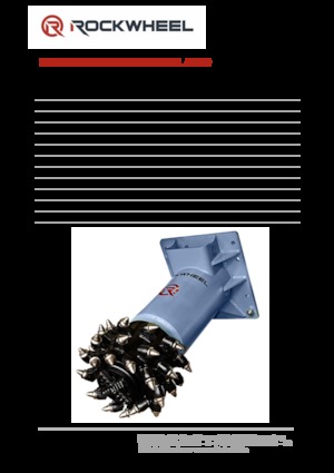 Montowane głowice frezarskie do koparek hydraulicznych Rockwheel by ROCK.ZONE AX 30