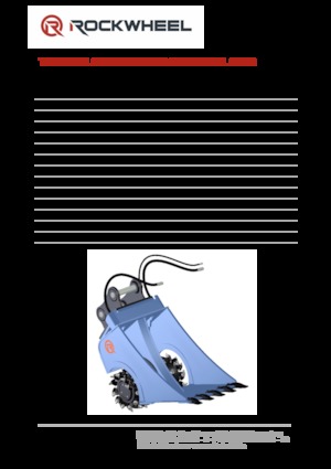 Montowane głowice frezarskie do koparek hydraulicznych Rockwheel by ROCK.ZONE CB 20