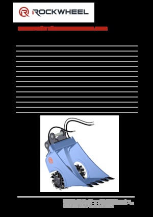 Montowane głowice frezarskie do koparek hydraulicznych Rockwheel by ROCK.ZONE CB 20