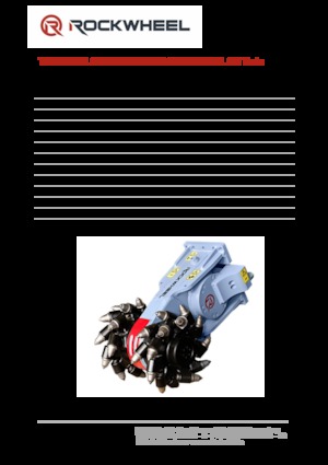 Montowane głowice frezarskie do koparek hydraulicznych Rockwheel by ROCK.ZONE G 5 Twin