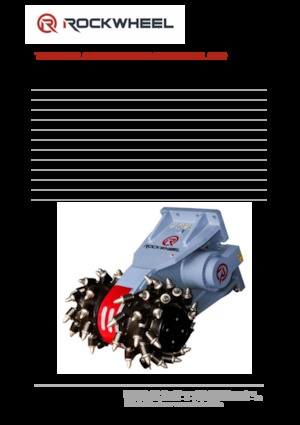 Montowane głowice frezarskie do koparek hydraulicznych Rockwheel by ROCK.ZONE G 50