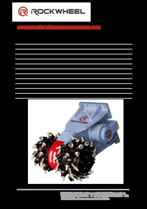 Montowane głowice frezarskie do koparek hydraulicznych Rockwheel by ROCK.ZONE G 50