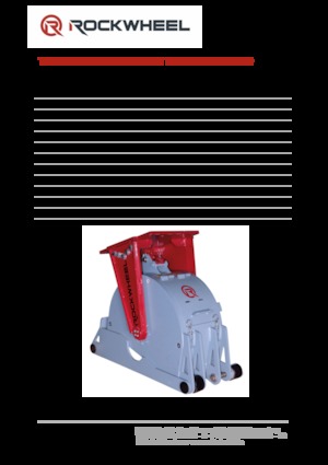 Montowane głowice frezarskie do koparek hydraulicznych Rockwheel by ROCK.ZONE RR 300