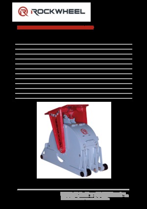 Montowane głowice frezarskie do koparek hydraulicznych Rockwheel by ROCK.ZONE RR 300