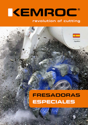 Montowane głowice frezarskie do koparek hydraulicznych Kemroc KR 30