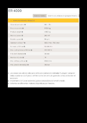 Montowane głowice frezarskie do koparek hydraulicznych Epiroc ER 4000