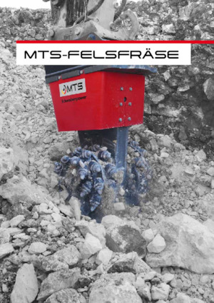 Montowane głowice frezarskie do koparek hydraulicznych MTS F20-770