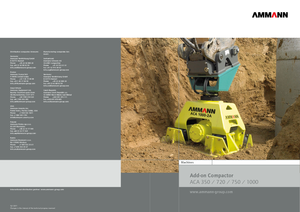 Ubijarki do koparek hydraulicznych Ammann ACA 1000-2