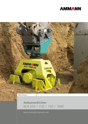 Ubijarki do koparek hydraulicznych Ammann ACA 750-2