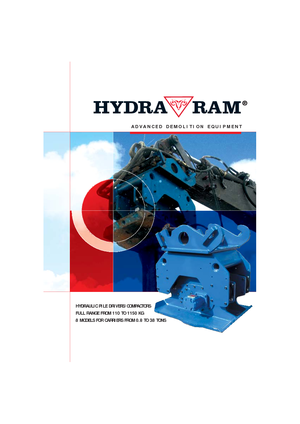 Ubijarki do koparek hydraulicznych Hydra Ram HC-1500/2