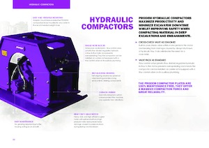 Ubijarki do koparek hydraulicznych Prodem PHC100