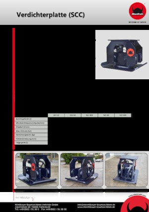 Ubijarki do koparek hydraulicznych SkanCraft SCC30R