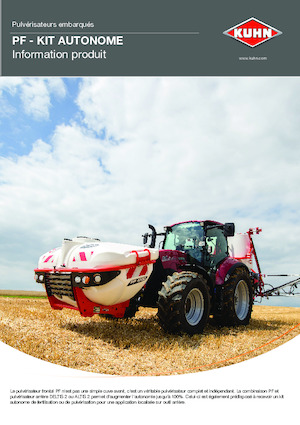 Opryskiwacze zawieszane Kuhn PF Select