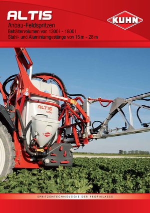 Opryskiwacze zawieszane Kuhn Altis 1600